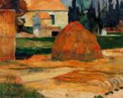 保罗 高更 : Haystack, near Arles